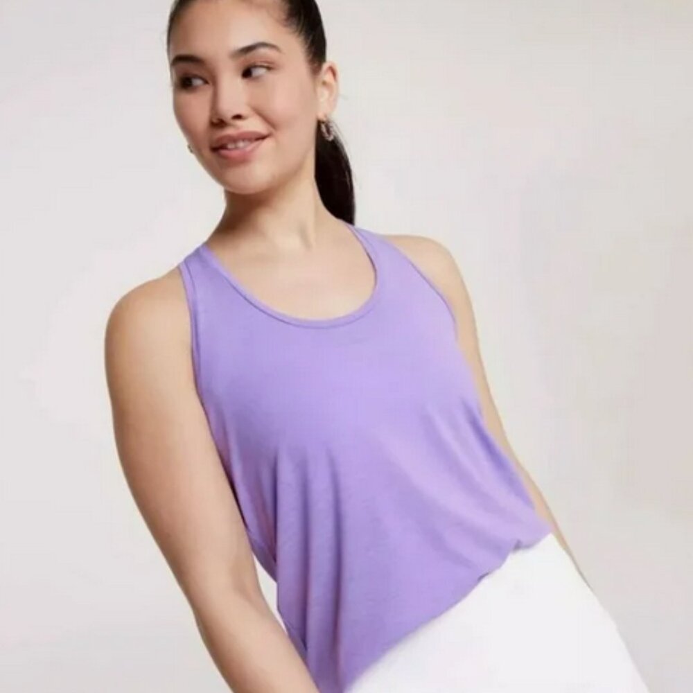 NWT Calia Twist Back Tank Size XS in Light Purple